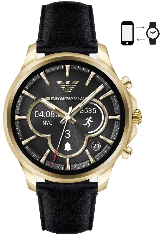 Smart Watches for Mens Engraved-Emporio Armani Watch Connected Smartwatch