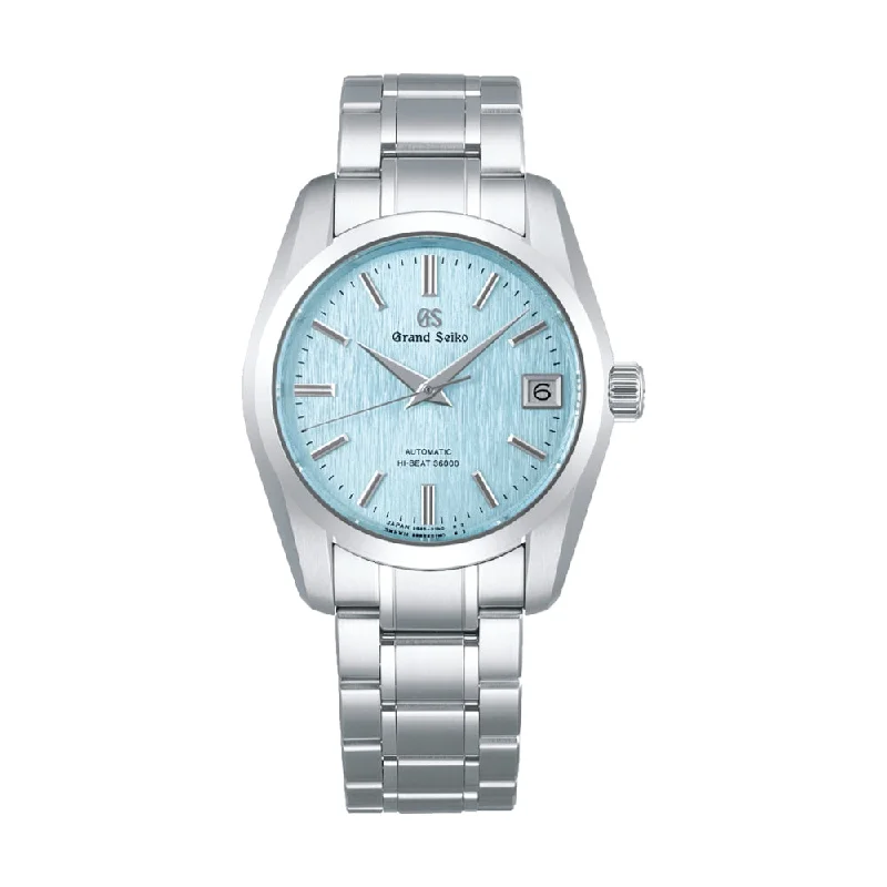 men's field watches with backlight style design -SBGH347 "Ice Fall" Heritage Hi-Beat 36000 37mm - Blue men's field watches with backlight style design -SBGH347 "Ice Fall" Heritage Hi-Beat 36000 37mm - Blue