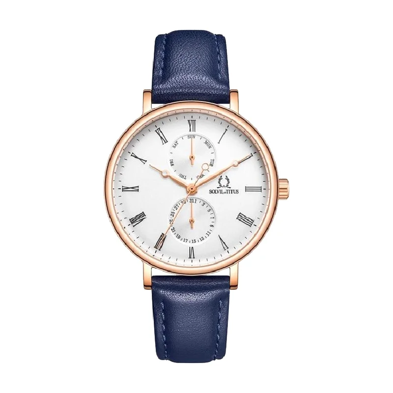women's mechanical watches with silicone style straps -SOLVIL ET TITUS CLASSICIST W06-03199-007 MULTI-FUNCTION QUARTZ WOMEN WATCH women's mechanical watches with silicone style straps -SOLVIL ET TITUS CLASSICIST W06-03199-007 MULTI-FUNCTION QUARTZ WOMEN WATCH