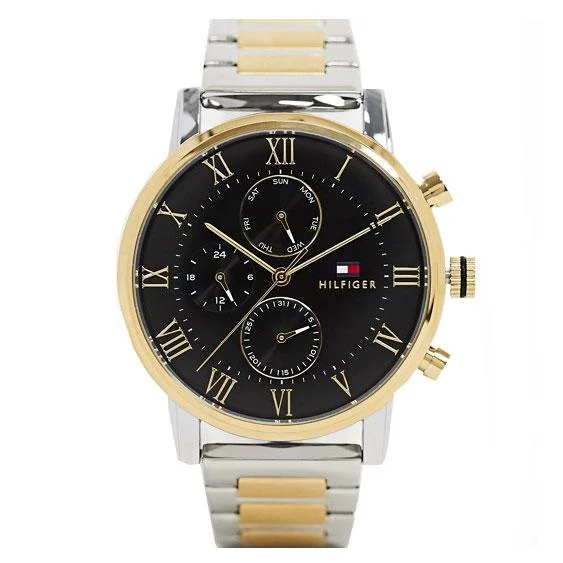 Men's Formal Dress Watches-Tommy Hilfiger 1791539 Men's Two-Tone Watch
