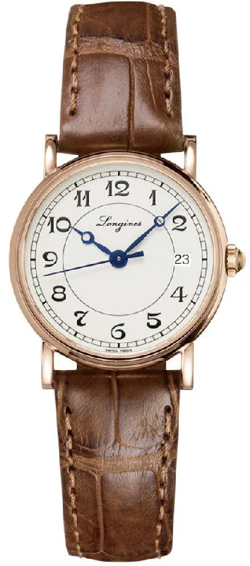 women's Longines with rubber straps -Longines Watch Heritage Ladies