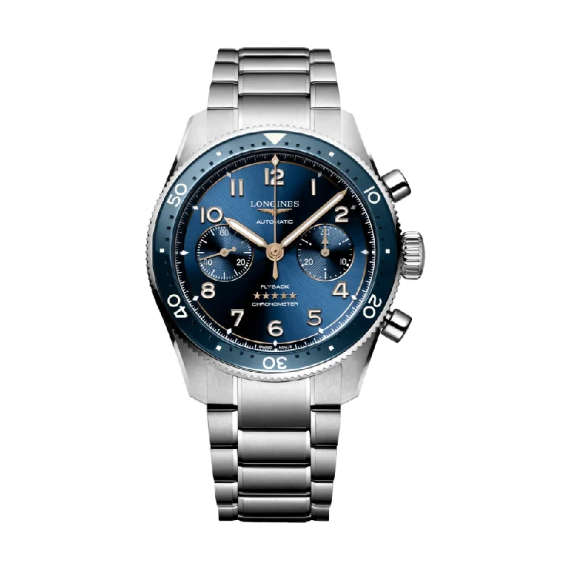 Hamilton-intra-matic style-Spirit Flyback Blue Dial, 42mm
