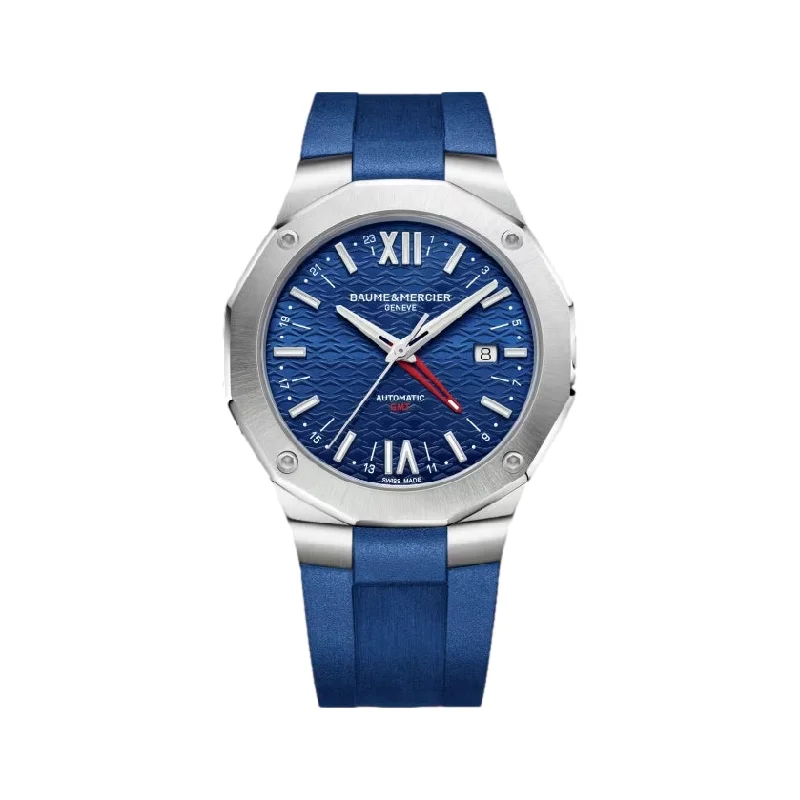 men's digital watches with backlight -Riviera 42mm 10659 GMT