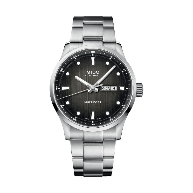 men's dive watches with glow-in-the-dark hands -Multifort M Grey Dial
