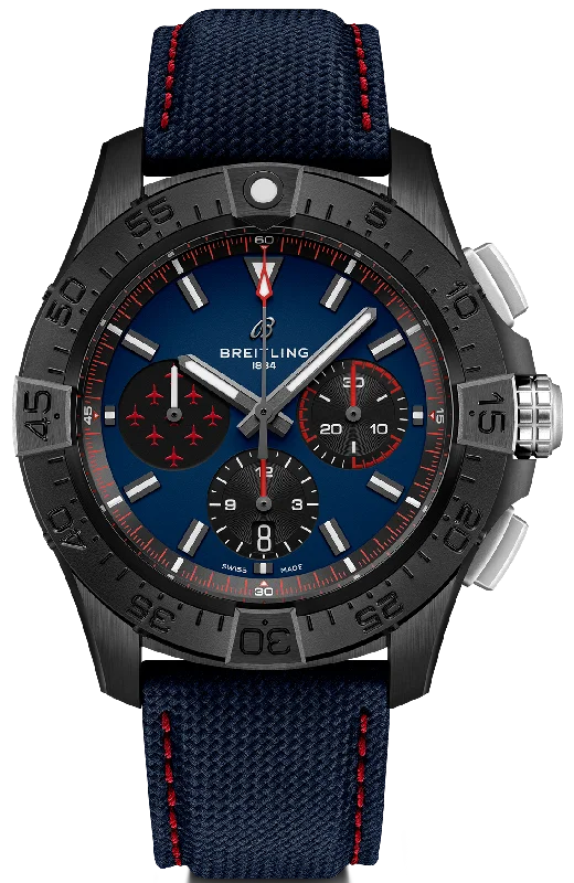 men's mechanical watches with power reserve -Breitling Avenger B01 44 Night Mission Red Arrows men's mechanical watches with power reserve -Breitling Avenger B01 44 Night Mission Red Arrows