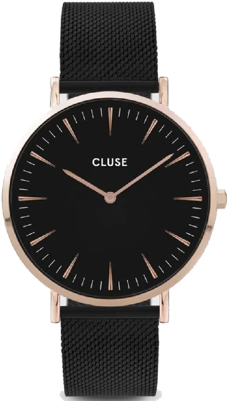 women's mechanical watches with Japanese SuperLuminova display -Cluse La Boheme Ladies