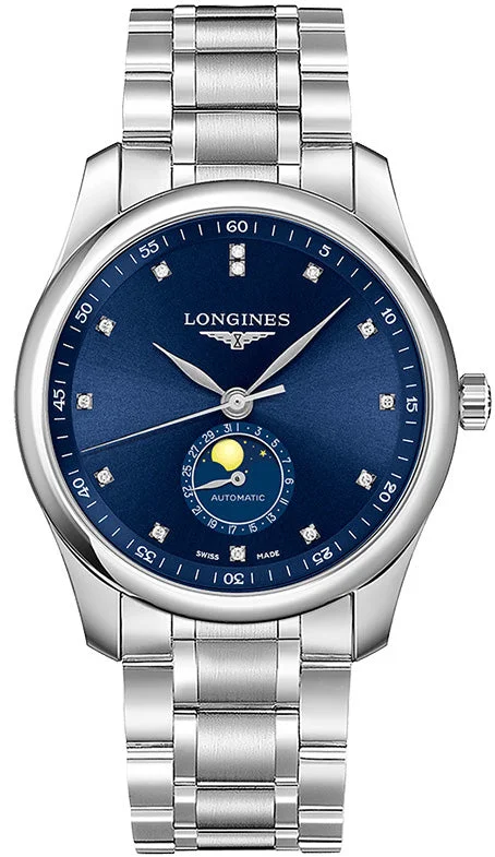 men's mechanical watches with hand-wound display function -Longines Master Collection Mens