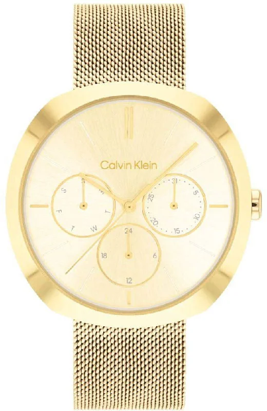 women's mechanical watches with solar display -Calvin Klein CK Shape Ladies