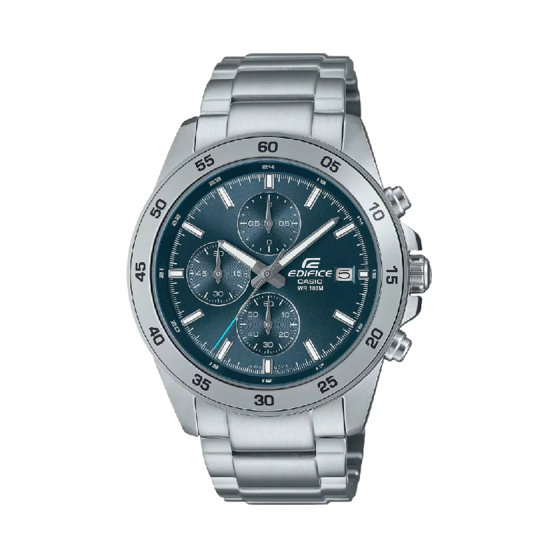 men's chronograph watches with backlight style design -CASIO EDIFICE EFR-526D-2AVUDF STANDARD CHRONOGRAPH MEN WATCH