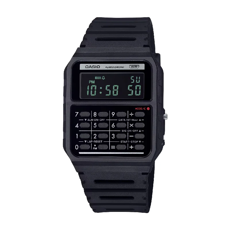 men's Cartier world time design watches -CASIO GENERAL CA-53WB-1BDF DIGITAL CALCULATOR MEN WATCH