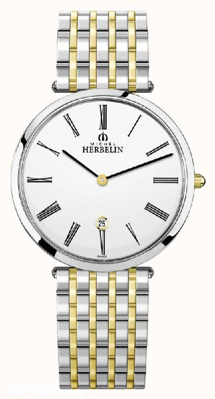 men's mechanical watches with C3 SuperLuminova display -Herbelin Epsilon Mens D