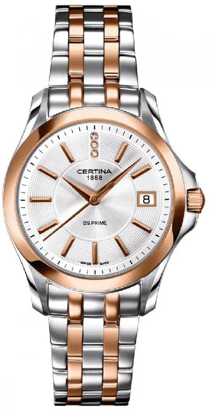 women's Certina with automatic display function -Certina DS Prime Lady Round Quartz women's Certina with automatic display function -Certina DS Prime Lady Round Quartz