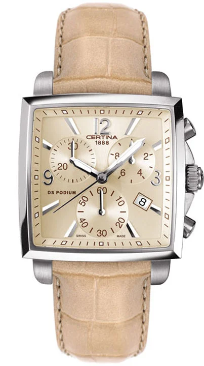 women's Certina day-night watches -Certina Watch DS Podium Lady Square Chrono