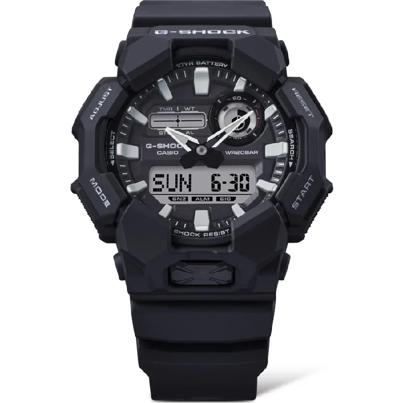 men's skeletonized watches under $200 -G-Shock GA010 Rugged Ana-Digi 10 Year Battery Black men's skeletonized watches under $200 -G-Shock GA010 Rugged Ana-Digi 10 Year Battery Black