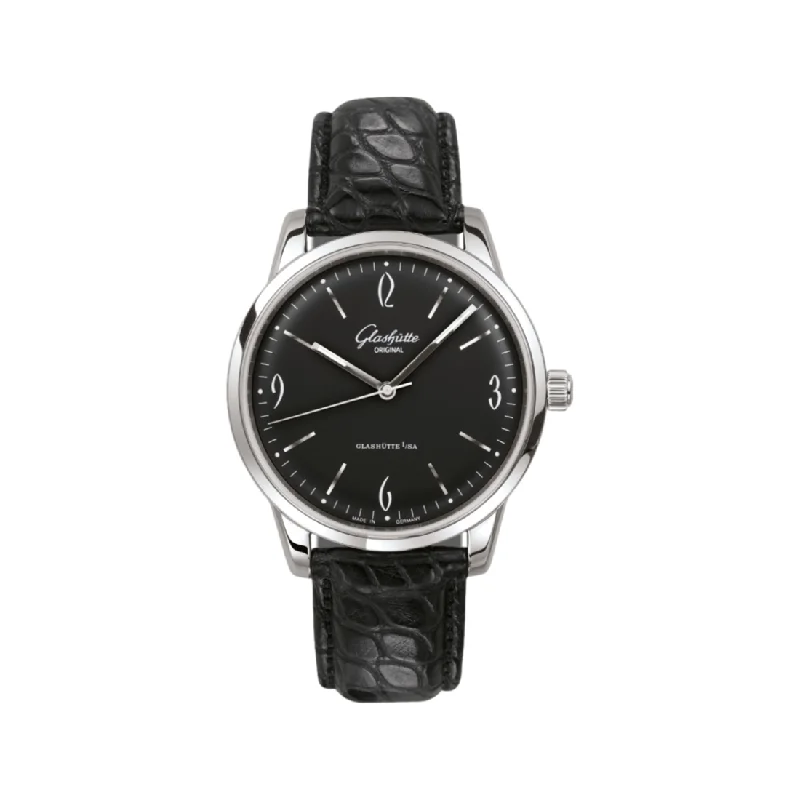 movement-service advice-Sixties Galvanized Black 39mm - Stainless Steel on Strap