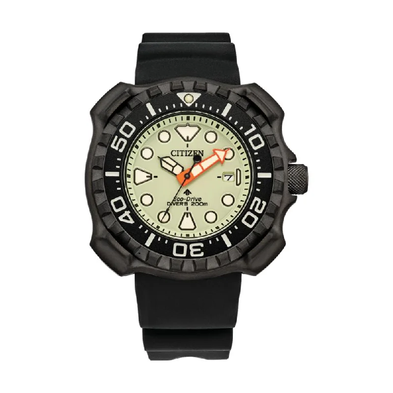 microbrand-dress alternatives-Promaster Dive Eco-Drive Super Titanium Lume Dial