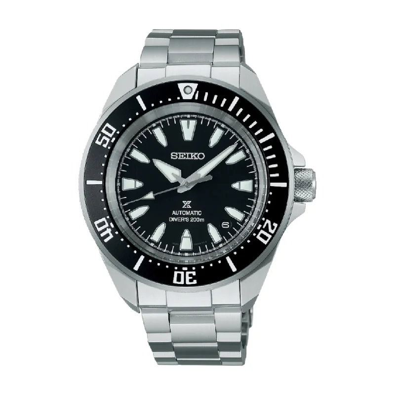 men's dive watches with sporty design -SEIKO PROSPEX SRPL13K1 PROSPEX 4R BLACK DIVER’S MEN WATCH