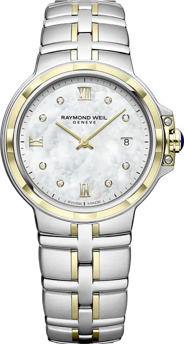 women's Raymond Weil LED light watches -Raymond Weil Watch Parsifal Ladies