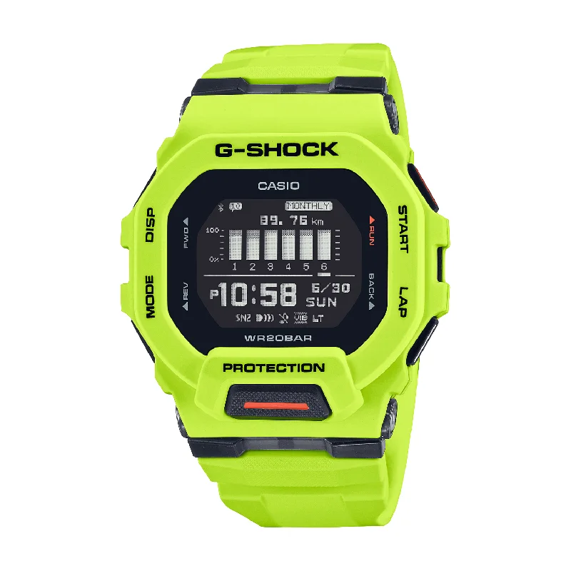 men's Cartier shock-resistant design watches -CASIO G-SHOCK SPORTS GBD-200-9DR DIGITAL GREEN WATCH men's Cartier shock-resistant design watches -CASIO G-SHOCK SPORTS GBD-200-9DR DIGITAL GREEN WATCH