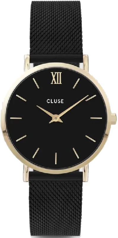 women's mechanical watches with kinetic display -Cluse Minuit Ladies