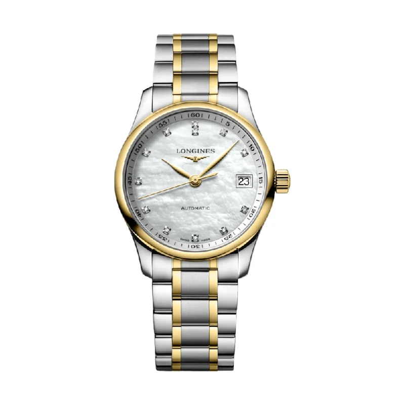Tissot-LeLocle inspired-Master Collection Moonphase White Mother-Of-Pearl Dial, 34mm Tissot-LeLocle inspired-Master Collection Moonphase White Mother-Of-Pearl Dial, 34mm