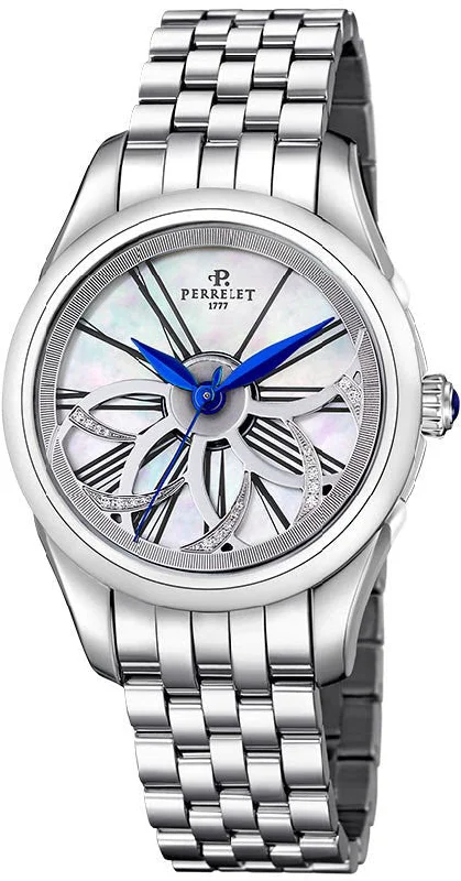 women's mechanical watches with custom engraving design -Perrelet Diamond Flower Amytis women's mechanical watches with custom engraving design -Perrelet Diamond Flower Amytis