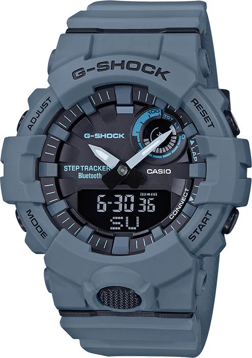 Mens Smart Watches Dual Time Zone-G-Shock Watch G-Squad Bluetooth D