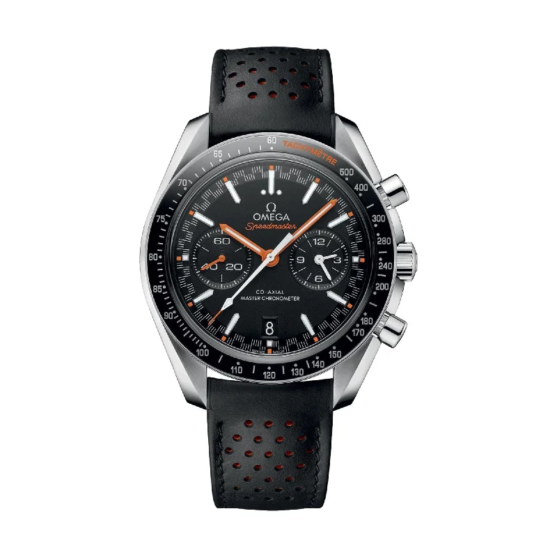 men's pilot watches with anniversary edition design -Speedmaster Racing Co-Axial Master Chronometer Chronograph 44.25 mm - Black men's pilot watches with anniversary edition design -Speedmaster Racing Co-Axial Master Chronometer Chronograph 44.25 mm - Black