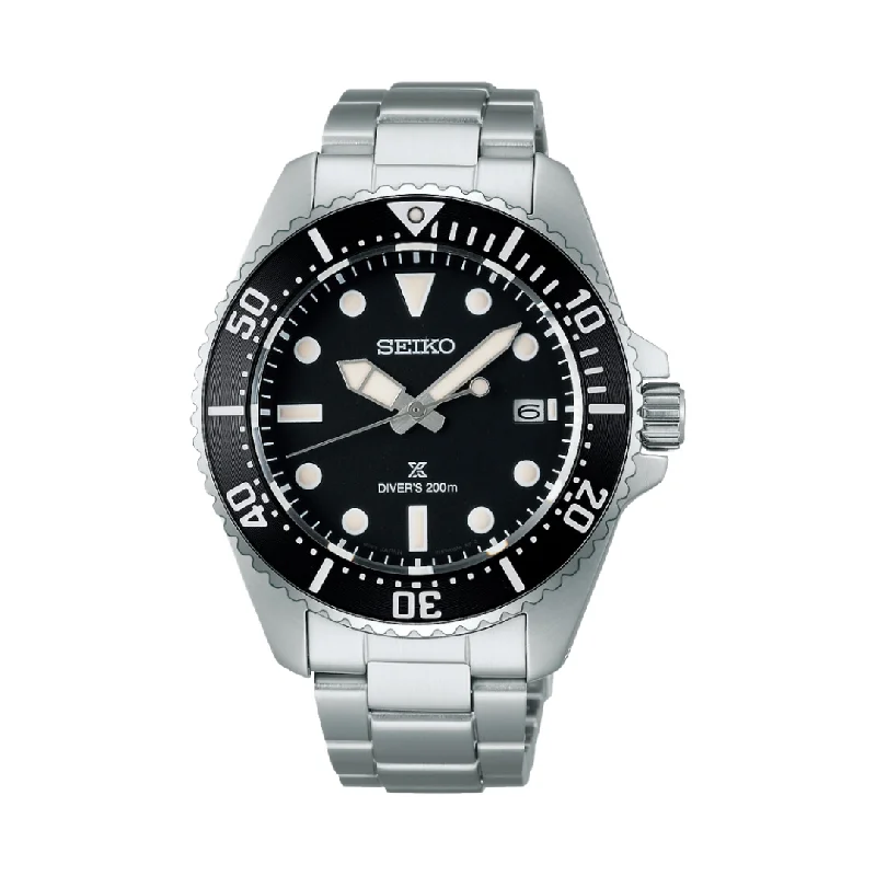 men's dive watches with canvas straps -SEIKO PROSPEX SNE597P1 SOLAR DIVER MEN WATCH