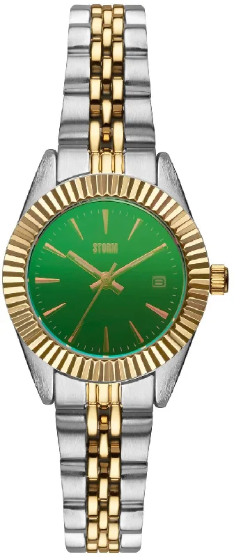 women's Storm hand-wound watches -Storm Roxin Crystal Lazer Green