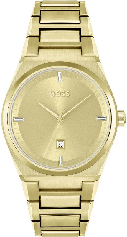 women's mechanical watches with shock-resistant design -Boss Steer Ladies