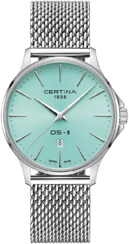 men's mechanical watches with flat design -Certina DS-8 Gent 40mm