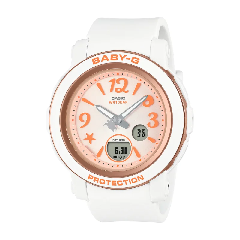 women's Casio sleek design watches -CASIO BABY-G BGA-290US-4ADR SEA ELEMENTS WHITE WOMEN WATCH women's Casio sleek design watches -CASIO BABY-G BGA-290US-4ADR SEA ELEMENTS WHITE WOMEN WATCH