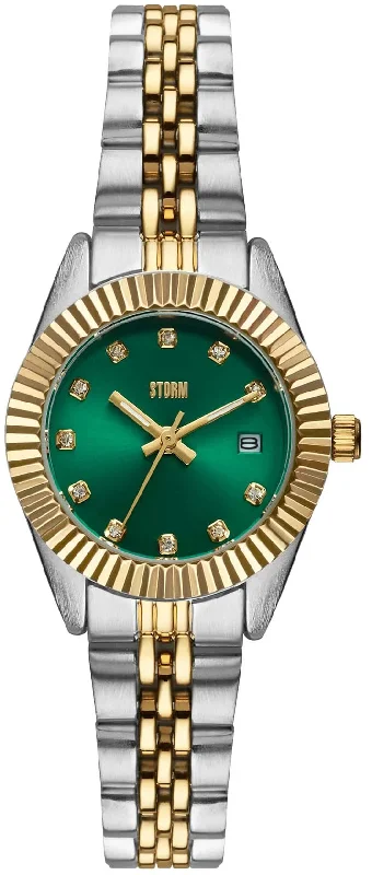 women's Storm magnifying watches -Storm Roxin Crystal Green
