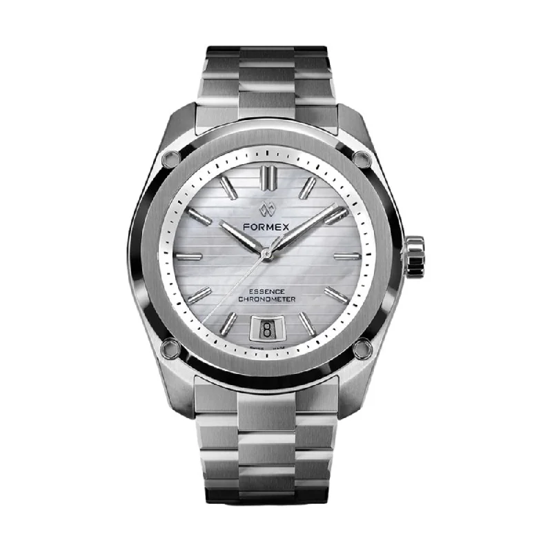 men's digital watches with chronograph -Essence 39 MOP Dial