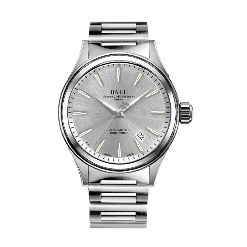 men's mechanical watches with rubber style straps -BALL FIREMAN NM2098C-S3J-SL VICTORY MEN WATCH