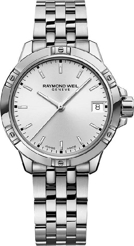 women's Raymond Weil with leather straps -Raymond Weil Tango Ladies