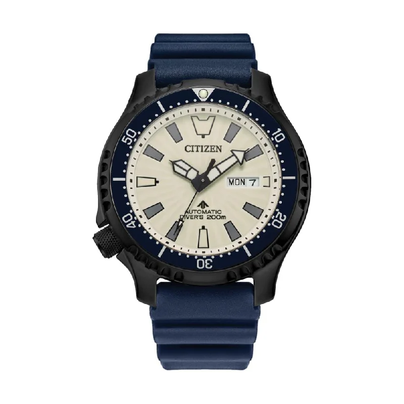men's field watches with timer design -Promaster Dive Automatic FUGU Lume Dial