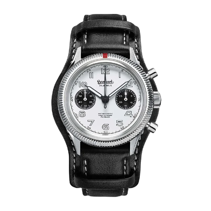 men's chronograph watches with altimeter function -HANHART 417 ES 1954 FLYBACK PANDA 39 PIONEER H701.201-7010 CHRONOGRAPH LEATHER MEN WATCH men's chronograph watches with altimeter function -HANHART 417 ES 1954 FLYBACK PANDA 39 PIONEER H701.201-7010 CHRONOGRAPH LEATHER MEN WATCH