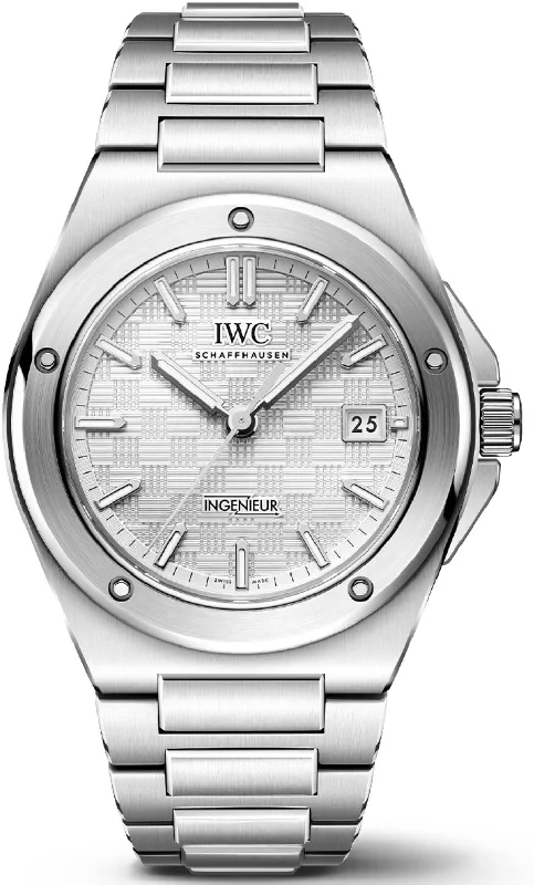 men's mechanical watches with LED light display function -IWC Ingenieur Automatic 40 White men's mechanical watches with LED light display function -IWC Ingenieur Automatic 40 White