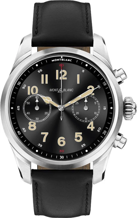 Smart Watches for Mens Review Site-Montblanc Summit 2+ Steel Smartwatch D