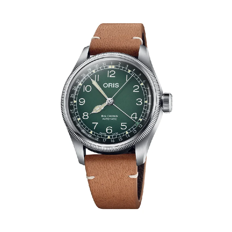 men's chronograph watches with self-winding design -Big Crown X Cervo Volante 38mm - Green men's chronograph watches with self-winding design -Big Crown X Cervo Volante 38mm - Green