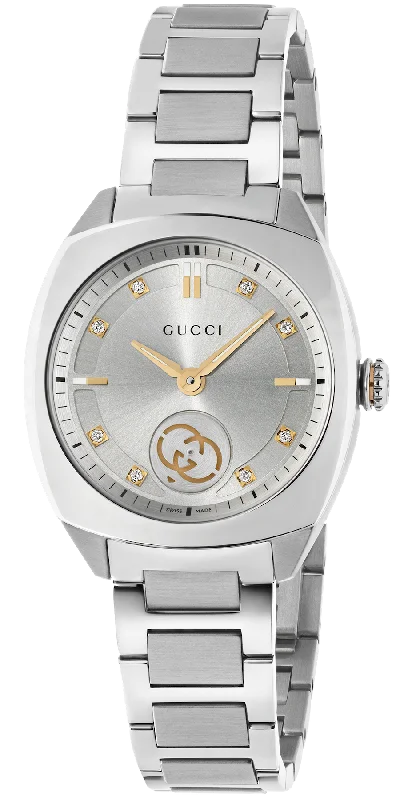 women's mechanical watches with metal style straps for everyday wear -Gucci Interlocking