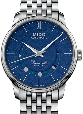 Men's Valentine's Day Dress Watches-Baroncelli Smiling Moon Gent Blue Ref. M027.407.11.040.00 Men's Valentine's Day Dress Watches-Baroncelli Smiling Moon Gent Blue Ref. M027.407.11.040.00