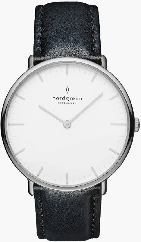 women's mechanical watches with polyurethane style straps -Nordgreen Native