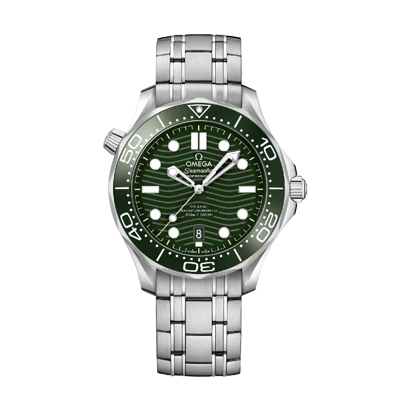 sustainable-luxury dress-Seamaster Diver 300M Co-Axial Master Chronometer 42mm - Green on Bracelet sustainable-luxury dress-Seamaster Diver 300M Co-Axial Master Chronometer 42mm - Green on Bracelet