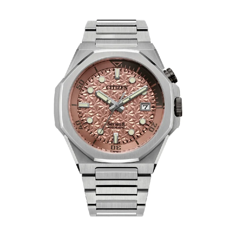 men's GMT watches with dual time zone style design -Series8 890 Automatic Salmon Limited Edition men's GMT watches with dual time zone style design -Series8 890 Automatic Salmon Limited Edition