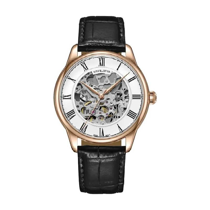 men's Seiko for casual wear -SOLVIL ET TITUS CLASSIC W06-03234-003 3 HANDS AUTOMATIC MEN WATCH men's Seiko for casual wear -SOLVIL ET TITUS CLASSIC W06-03234-003 3 HANDS AUTOMATIC MEN WATCH