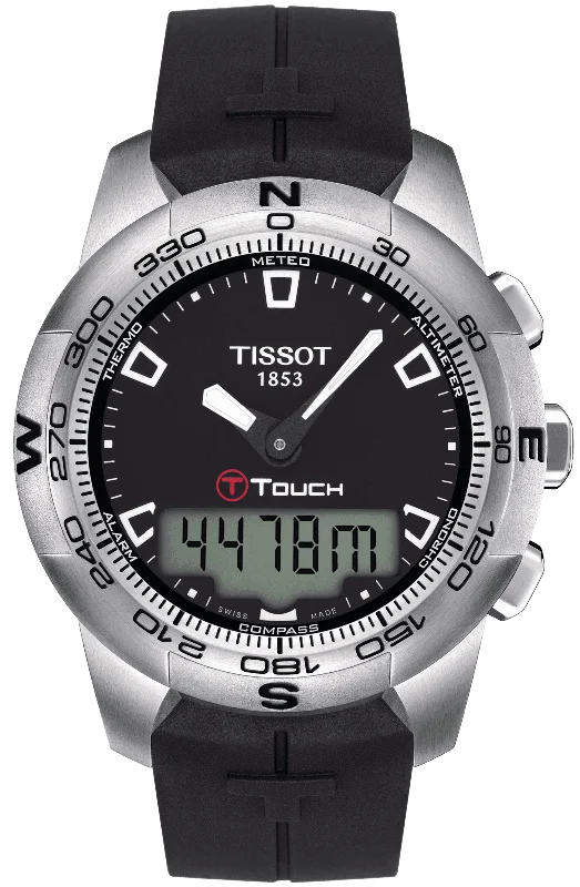 Smart Watches for Mens Exquisite-Tissot Watch T-Touch II Stainless Steel