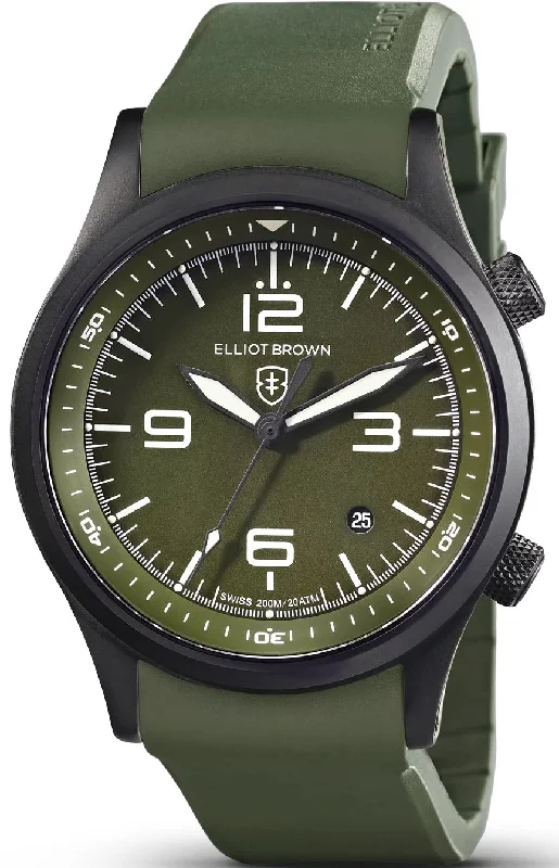 men's mechanical watches with dual time function -Elliot Brown Canford D